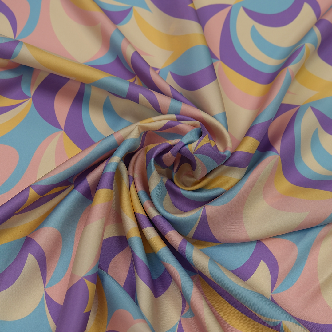 Melodi - Lila Rüyası Twill İpek Eşarp