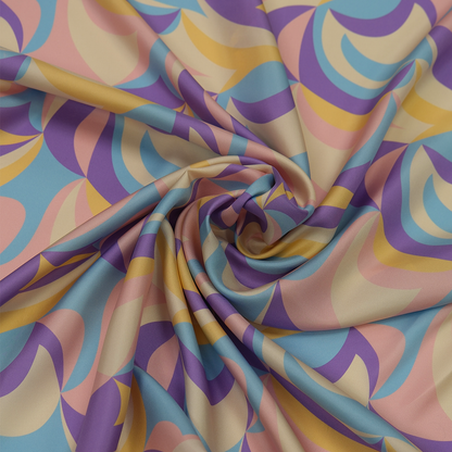 Melodi - Lila Rüyası Twill İpek Eşarp