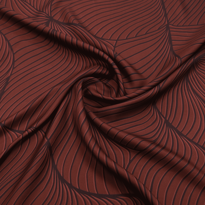 Saye - Bordo Işıltısı Twill İpek Eşarp