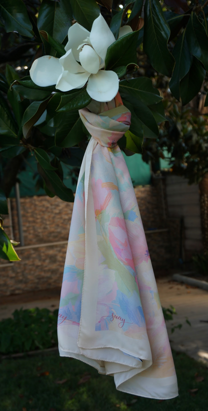 Sonsuz Bahar - Pastel Rüya Pamuklu Şal