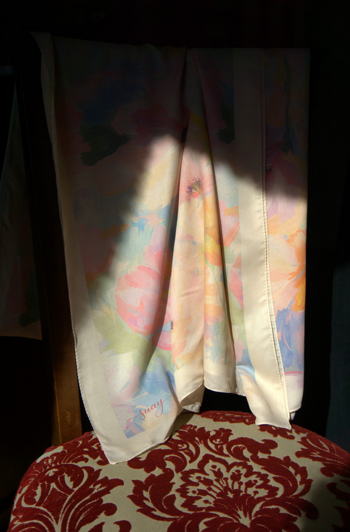 Sonsuz Bahar - Pastel Rüya Pamuklu Şal