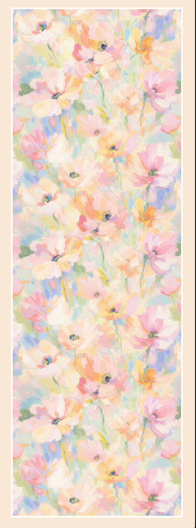 Sonsuz Bahar - Pastel Rüya Pamuklu Şal